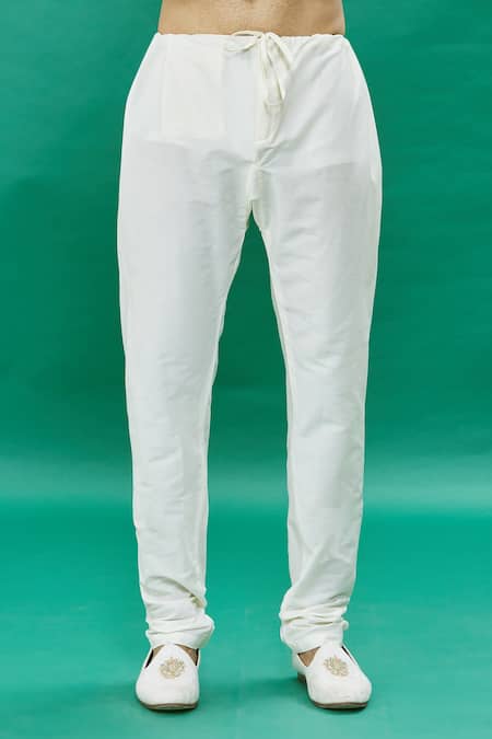 Rng Safawala_Off White Silk Embroidery, Sequins, Stones Thread And Sherwani Set For Kids_at_Aza_Fashions