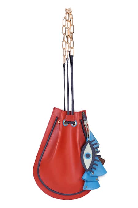 Immri Evil Eye Embroidered Potli Bag 