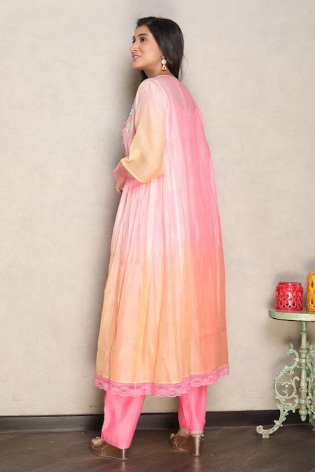 Falguni.Foram Yoke Embroidered Kurta & Pant Set 