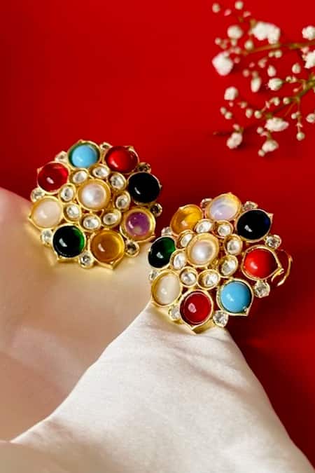 Nayaab by Sonia Nau Ratan Studs 