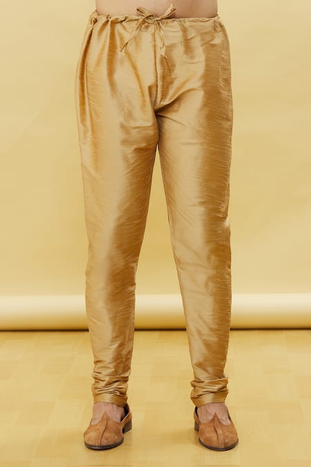 Arihant Rai Sinha Green Silk Embroidery Collar Straight Kurta Churidar Set Online at Aza Fashions Arihant Rai Sinha_Green Silk Embroidery Collar Straight Kurta Churidar Set _Online_at_Aza_Fashions