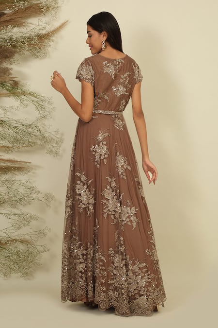 Priyanka Jain Whimsical Symphony Embroidered Jacket & Lehenga Set 