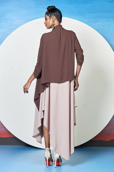 1999ad By Amita & Deepak Coco Flowy Dress With Jacket 