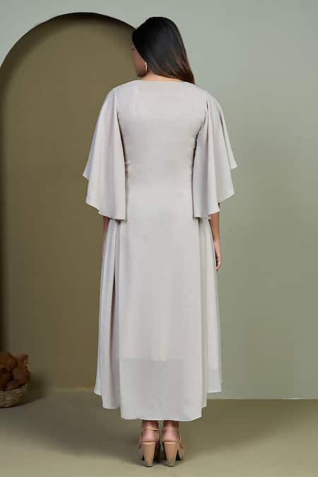 1999ad By Amita & Deepak Pink Linen Sequins, Beads Round Neck Wade Placement Embellished Dress Online at Aza Fashions 1999ad By Amita & Deepak_Pink Linen Sequins, Beads Round Neck Wade Placement Embellished Dress _Online_at_Aza_Fashions