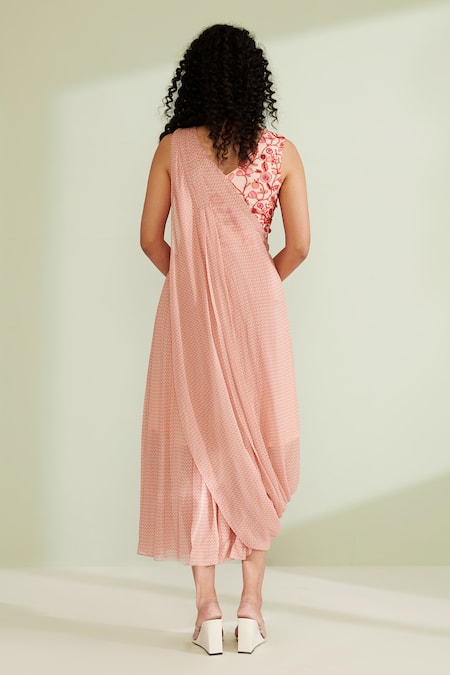 1999ad By Amita & Deepak Naisha Drape Dress 