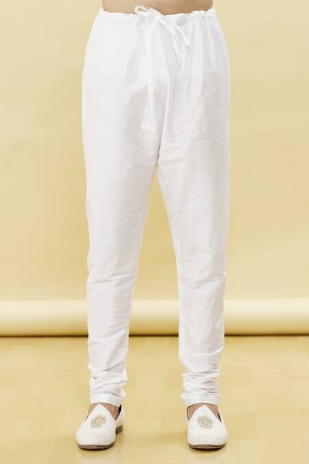 Arihant Rai Sinha Yellow Silk Embroidery Floral Kurta And Churidar Set at Aza Fashions Arihant Rai Sinha_Yellow Silk Embroidery Floral Kurta And Churidar Set _at_Aza_Fashions