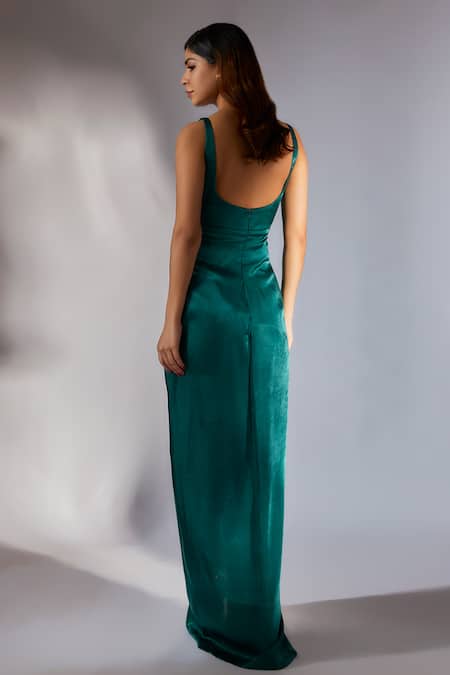 Masumi Mewawalla Embroidered Cut Out Dress 