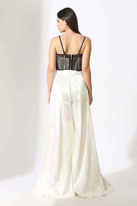 Masumi Mewawalla Jumpsuit With Embroidered Corset 