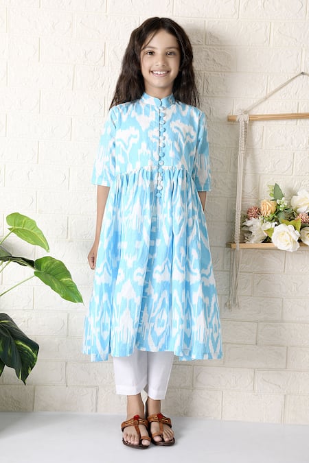 Blue on sale kurta girl