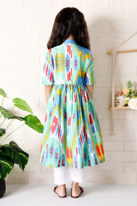 The Cotton Staple Cassata Pastel Kurta With Pant 