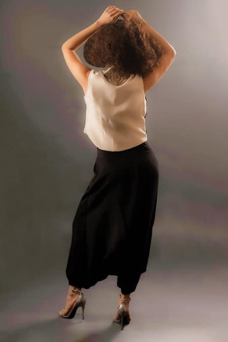 Pds By Sneha Hand Embroidered Waistcoat With Pant 