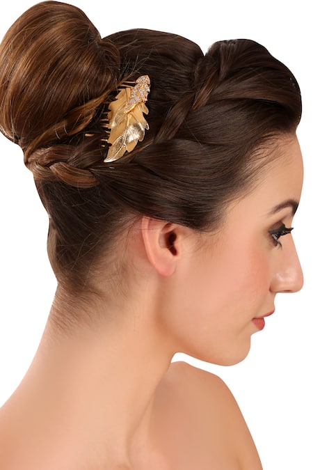 Rubans Faux Flower and Beads Occasion Hair Pin