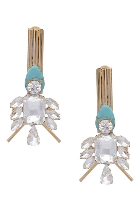 AE-Tee Structured stone earrings 