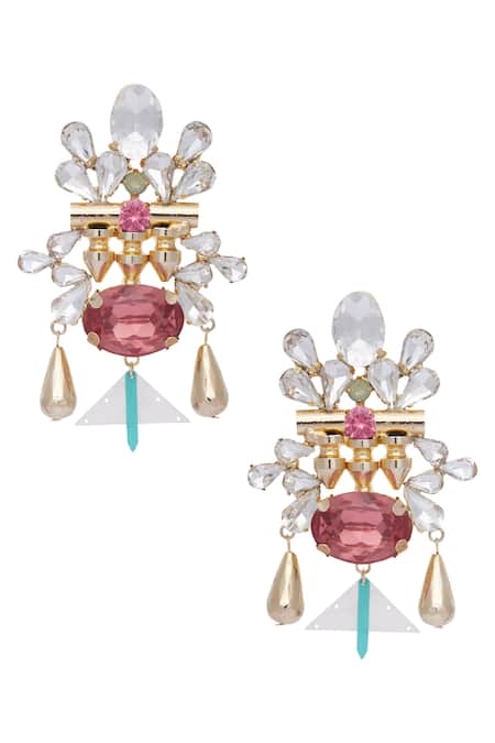 AE-Tee Structured stone earrings 