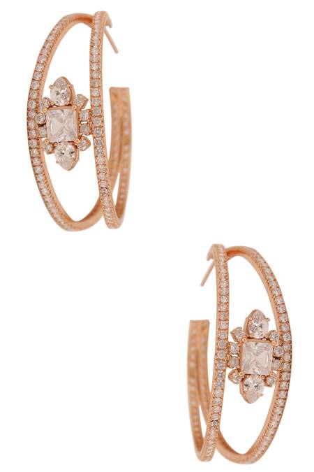 AE-Tee Crystal Hoops 