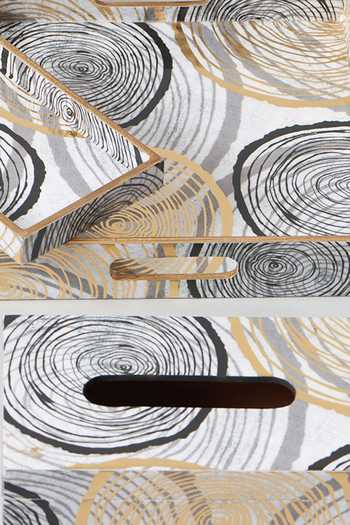 Buy_Assemblage_White Mdf Wood Spiral Pattern Bathroom Organiser 5 Pcs Set_Online_at_Aza_Fashions