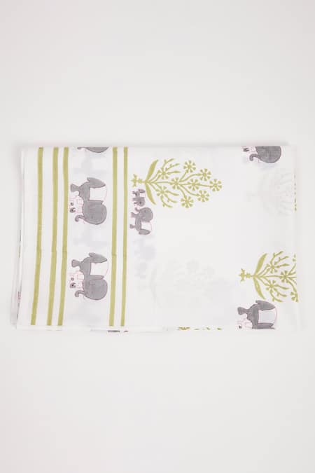 Masaya Grey Hypoallergenic Cotton Hand Block Adventures Of Mamma And Me Cot Bedding Set Online at Aza Fashions Masaya_Grey Hypoallergenic Cotton Hand Block Adventures Of Mamma And Me Cot Bedding Set_Online_at_Aza_Fashions