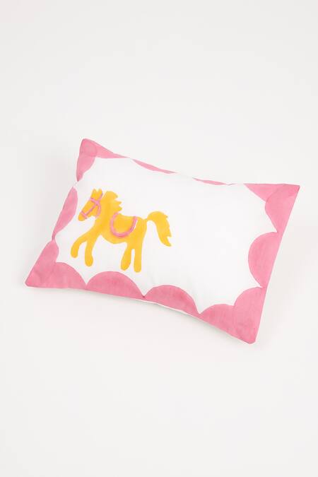 Masaya Pink Hypoallergenic , Filler I Am Going To The Cot Bedding Set Online at Aza Fashions Masaya_Pink Hypoallergenic , Filler I Am Going To The Cot Bedding Set_Online_at_Aza_Fashions