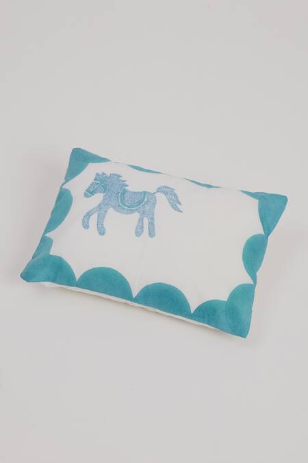 Masaya Blue Hypoallergenic , Filler I Am Going To The Cot Bedding Set Online at Aza Fashions Masaya_Blue Hypoallergenic , Filler I Am Going To The Cot Bedding Set_Online_at_Aza_Fashions