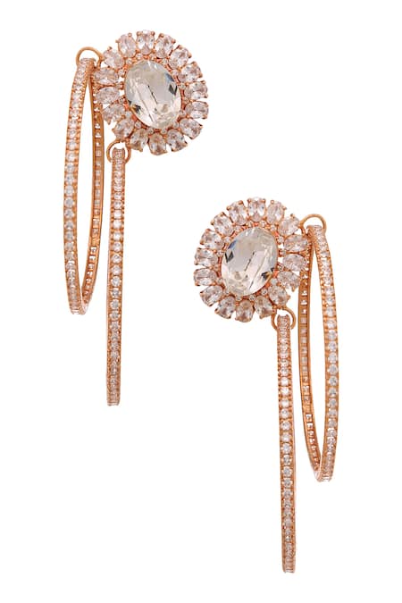 AE-Tee Crystal Hoops 
