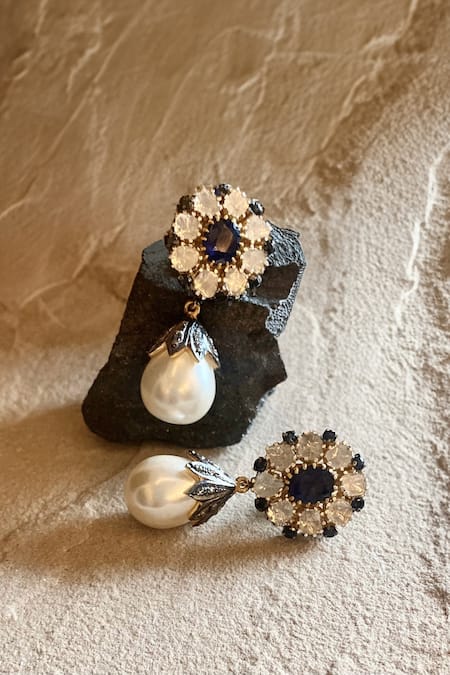 The Alchemy Studio Pearl Drop Earrings 