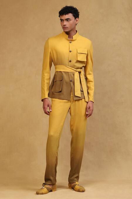 Hem and Stitch Slim Fit Men Yellow, Grey Trousers - Buy Hem and Stitch Slim  Fit Men Yellow, Grey Trousers Online at Best Prices in India | Flipkart.com