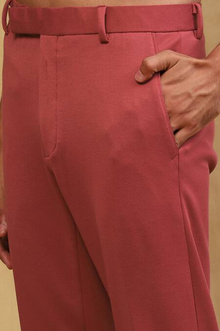 Soniya G Brown Crepe Mandarin Collar Jacket And Pant Set at Aza Fashions Soniya G_Brown Crepe Mandarin Collar Jacket And Pant Set _at_Aza_Fashions