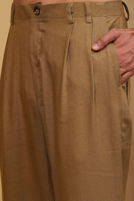 Soniya G Yellow Crepe Ombre Half Sleeve Shirt And Pant Set at Aza Fashions Soniya G_Yellow Crepe Ombre Half Sleeve Shirt And Pant Set _at_Aza_Fashions