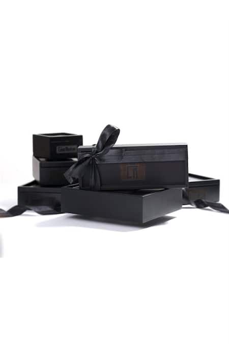 Shop_Cosa Nostraa_Gold Peacock Carved Buttons - Set Of 5 _Online_at_Aza_Fashions