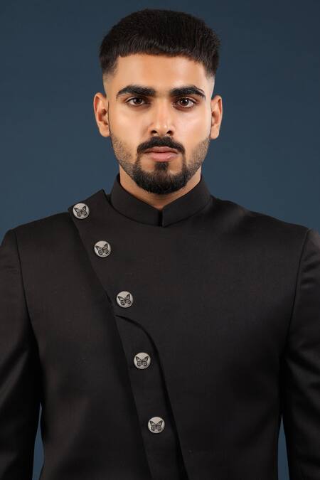 Cosa Nostraa Dainty Butterfly Carved Buttons - Set of 5 