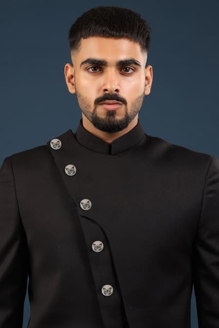 Cosa Nostraa Dainty Butterfly Carved Buttons - Set of 7 