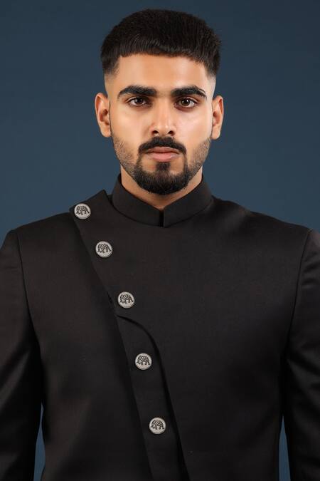 Cosa Nostraa Mighty Elephant Carved Buttons - Set of 7 