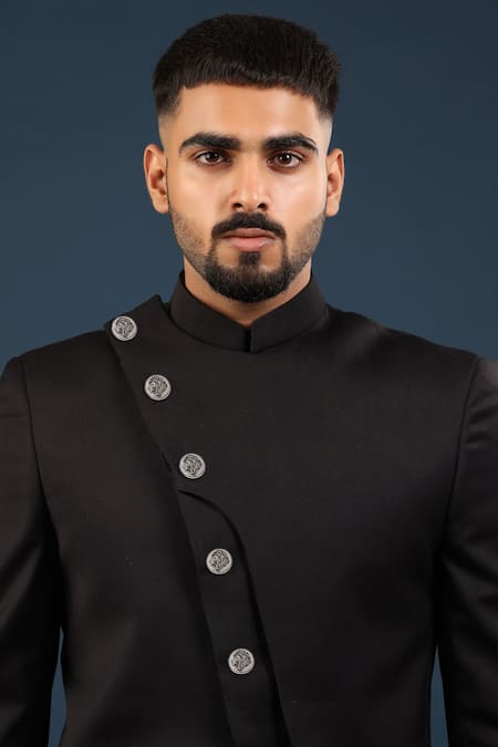 Cosa Nostraa Lion Carved Buttons - Set of 7 