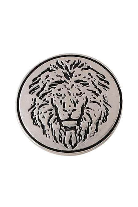 Buy Cosa Nostraa Grey Power Ruler Buttons - Set Of 5 Online at Aza Fashions Buy_Cosa Nostraa_Grey Power Ruler Buttons - Set Of 5 _Online_at_Aza_Fashions