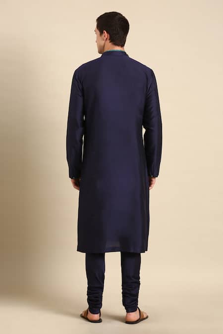 Shop Mayank Modi - Men Green Silk, Jacquard Embroidery Floral Woven Kurta Set at Aza Fashions Shop_Mayank Modi - Men_Green Silk, Jacquard Embroidery Floral Woven Kurta Set _at_Aza_Fashions