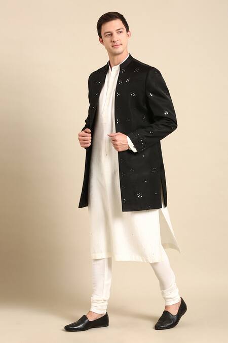 Men Trench Coat Long Jacket Outwear Formal Check Woolen Casual Overcoat  Slim Fit | eBay