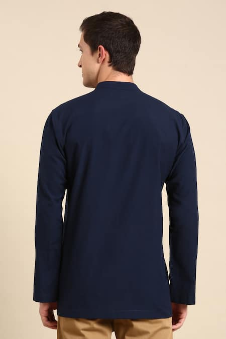 Mayank Modi - Men Full Sleeve Short Kurta For Kids