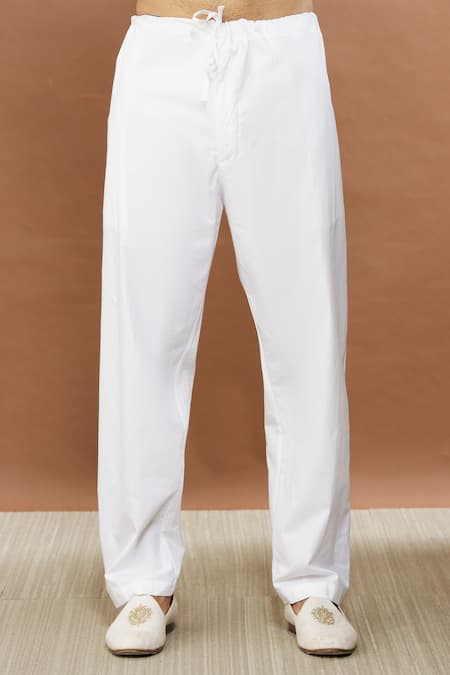 Aham-Vayam_Black , Satin Sequins Sunehara Embroidered Kurta Set _at_Aza_Fashions