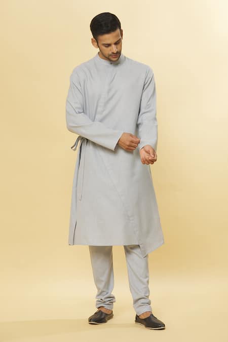 Aham-Vayam Tatvam Vibhuti Cotton Kurta & Pyjama Set 