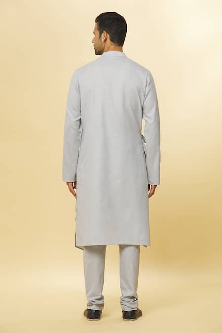 Aham-Vayam Tatvam Vibhuti Cotton Kurta & Pyjama Set 