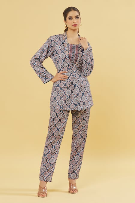 ASOS LUXE suit pants in floral print | ASOS