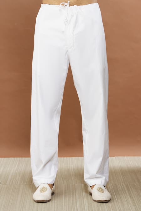 Aham-Vayam Black Cotton Sequins Chamkila Embroidered Kurta And Pyjama Set at Aza Fashions Aham-Vayam_Black Cotton Sequins Chamkila Embroidered Kurta And Pyjama Set _at_Aza_Fashions