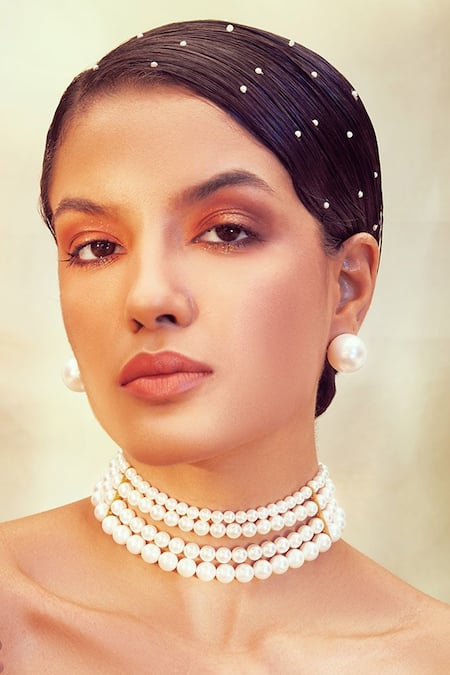 Anaash Layered Pearl Choker 