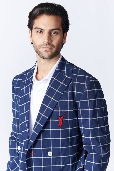 Polo Ralph Lauren plaid-check double-breasted Jacket - Farfetch
