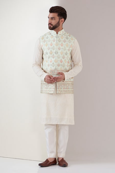 Kasbah Embroidered Nehru Jacket 