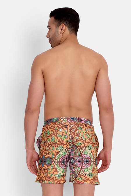Rey & I Tangier Flower Print Swim Shorts 