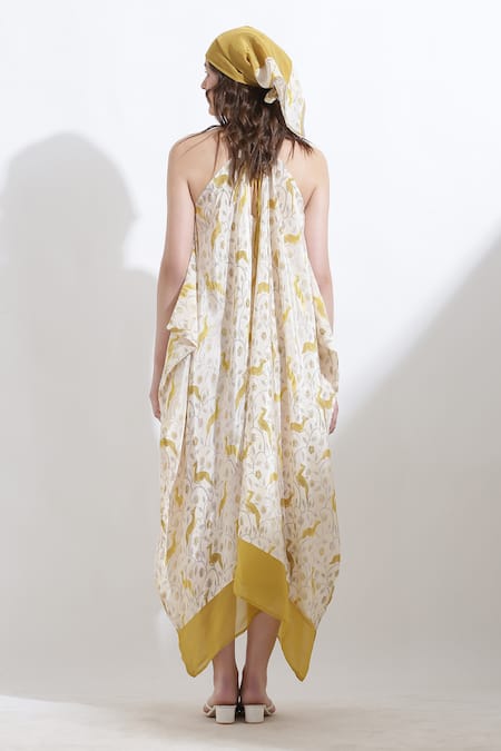 Kusmi Rooh Reindeer Print Dress 