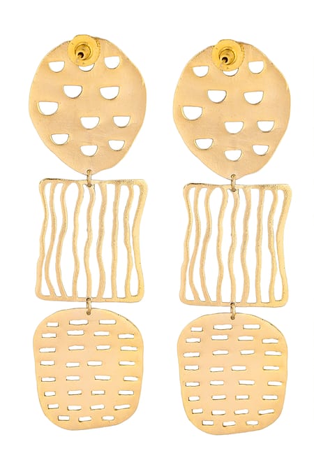 Zohra Tiered Geometric Danglers 