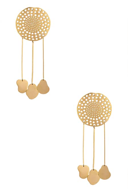 Zohra Handcrafted Cutwork Danglers 