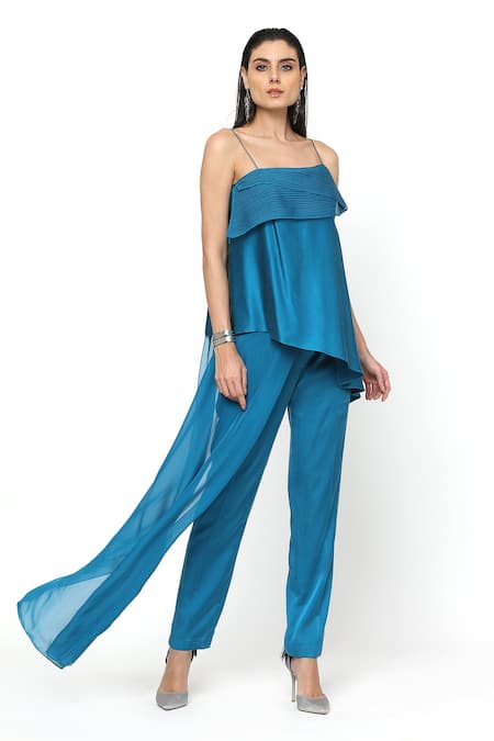 Rohit Gandhi + Rahul Khanna Asymmetric Layered Top 